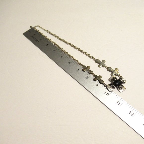 Multi Crosses Necklace - Picture 5 of 8